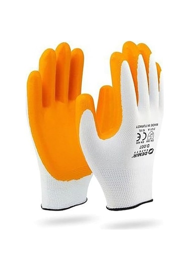 Bayan İş Eldiveni Nitril Eldiven No 9 Beden L Marka Demir Safety