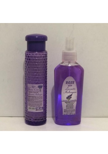 Rose City Lavanta Kolonya 140 ML + Lavanta Sprey Kolonya 140 ML