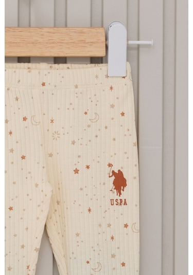 U.S. Polo Assn. U.s. Polo Assn Kız Bebek Krem Takım Krem