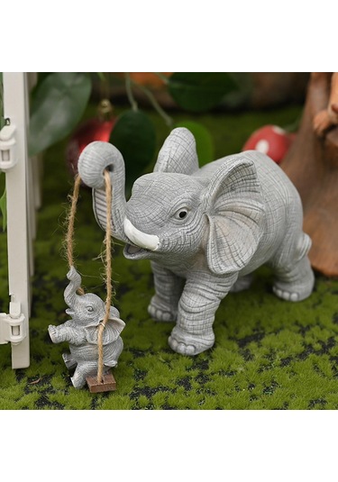 Suntek Fil Heykeli Orta Parça Masa Süsü Düğün Masası 17cmx13,5cm