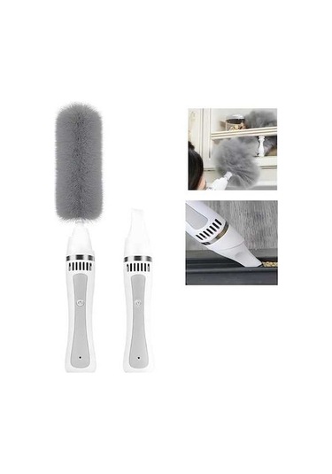 Prestigegoods Kablosuz Elektrikli Toz Toplayıcı - Mobilya, Perde, Klavye Ve Araç Temizliği İçin Pratik Fırça