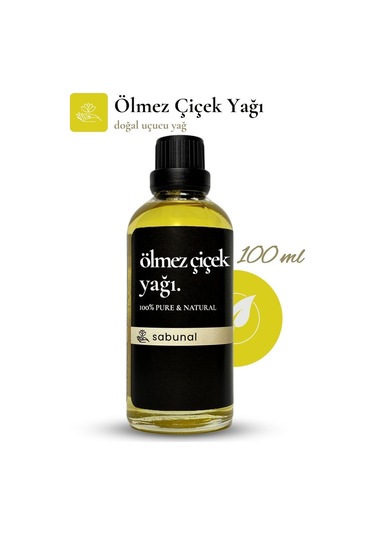 Sabunal Ölmez Çiçek Yağı 100 ML - Yaşlanma Karşıtı Doğal Cilt Bakım Yağı