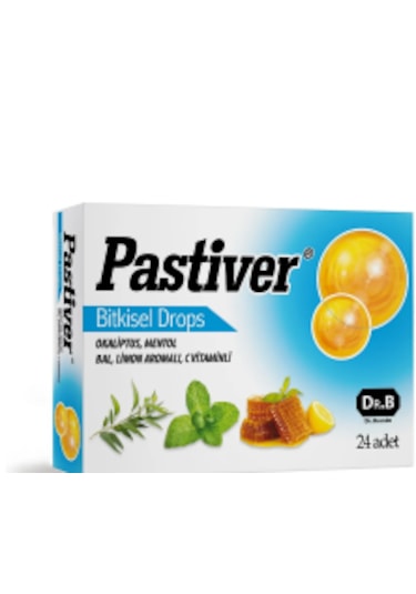 Pastiver Okaliptus Mentol Bitkisel Pastil 24'lü