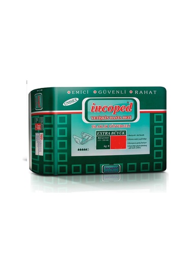 Incoped Belbantlı Hasta Bezi Large 30 Adet Normal X 4 L