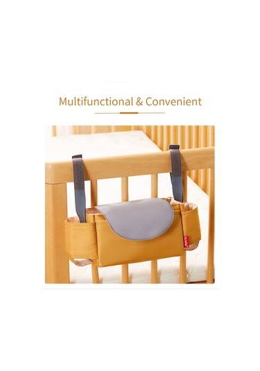 Jeehugo Bebek Arabası Su Geçirmez Askılı Çanta - Nilon Materyal, İç Bölmeli Organize Edici, Sütün/su Bardağı Taşıyıcı, Toz Ve Kir Dayanıklı Gri Gri