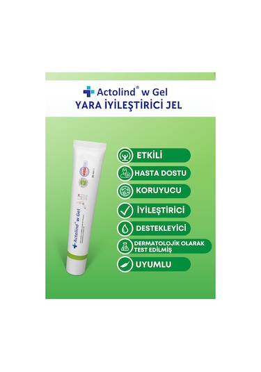 Actolind W Gel Yara Bakım Jeli 30ML
