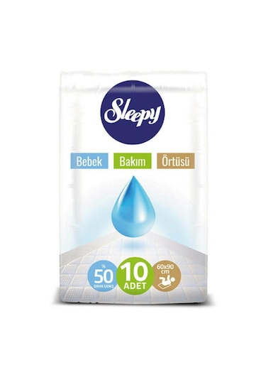 Sleepy Bebek Bakım Örtüsü 60 x 90 CM 5 x 10 Adet