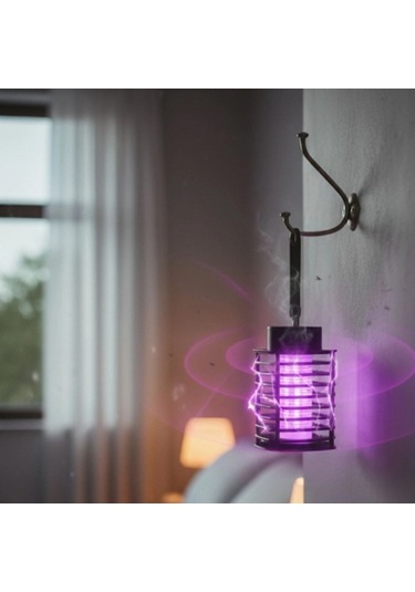 Otomatik Akıllı Sivrisinek Öldürme Lambası Şarj Elektrik Çarpması Sivrisinek Kovucu Lamba Öldürmek M