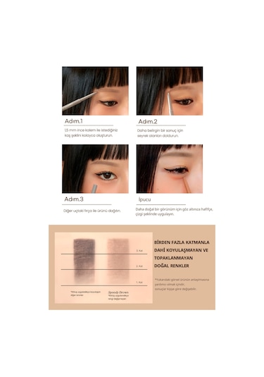 Peripera Speedy Skinny Brow 9 Taupe Brown