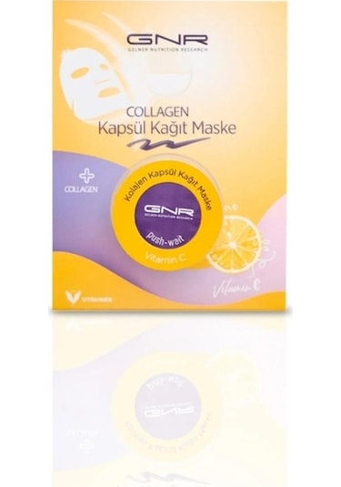 GNR Collagen C Vitaminli Kapsül Kağıt Yüz Maskesi