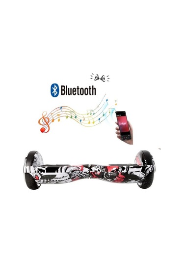 Citymate Elektrikli Kaykay Hoverboard Bluetooth 6.5 Inch Desen-06