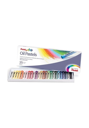 Pentel Yağlı Pastel Boya Seti 25'Li