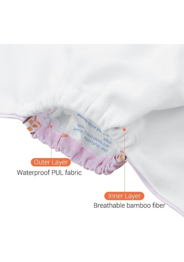 Trendooze Yumuşak Yeniden Yaş Ultra Kumaş Kullanılabilir Katmanlı Geeksen Emici Bezleri Bebek 6'lı 5 3 2 - - Ut 3 - 5 Yaş