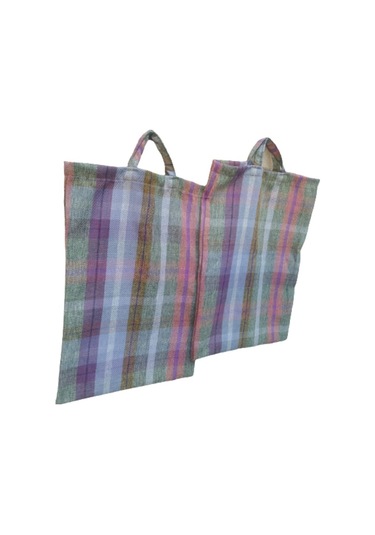 Bengi Pazar Çantası 2 Adet Döşemelik Kumaş Desenli 30 Kg Taşıma (501132518)