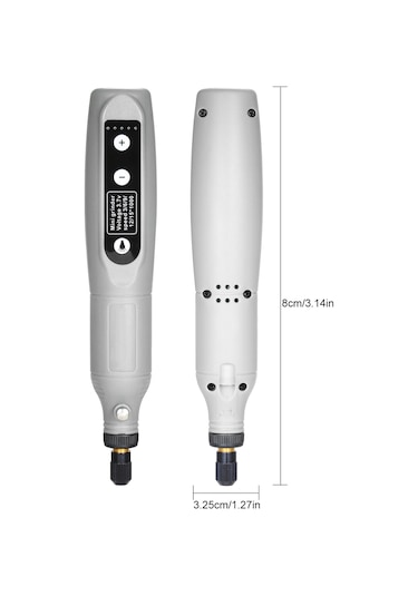 Youtek Kkmoon Şarj Edilebilir El Taşlama Makinesi, Taş Oyma Ve Parlatma İçin Çok Fonksiyonlu Elektrikli Alet, Gri