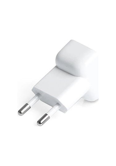 Apple Uyumlu MacBook Şarj Adaptörü Soket Çevirici Priz Ucu Plug - Başlık