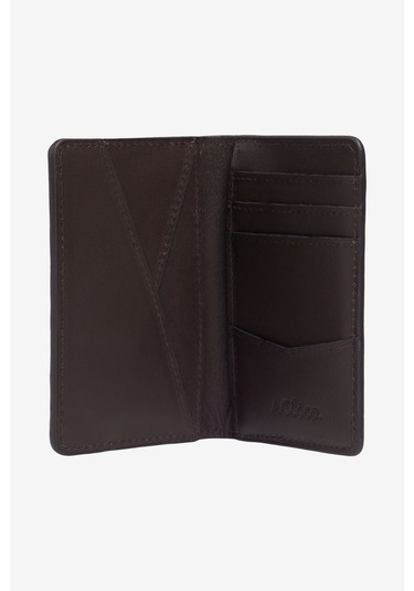 Erkek Kahverengı Suni Deri Kartlık Kahverengi