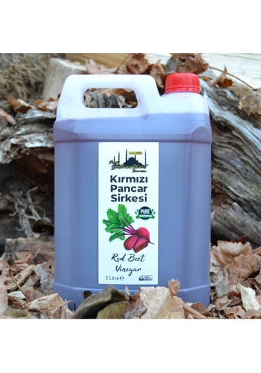 Kırmızı Pancar Sirkesi 5lt %100 Katkısız Doğal