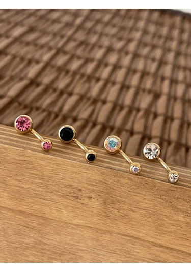 Yüksek Kalite G23 Titanium Siyah Parlak Top Taşlı Titanyum Göbek Piercingi Top 10mm DUMMY 236123179 429