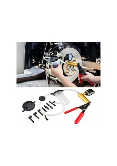 Mufunye Mufunye El Tipi Vakum Pompası, Adaptörlü Fren Sıvısı Boşaltma Aracı, Araç Ve Motosiklet Teşhisi İçin Kullanışlı