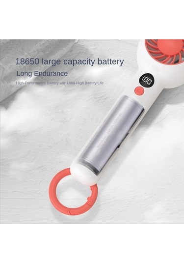 Taşınabilir El Fanı Usb Şarj Edilebilir Pil Ayarlanabilir Üç Blok Rüzgar Hızı Soğutma Soğutma Masası Açık Seyahat, A 1614 Renkli