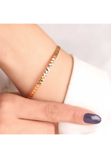 10 Gr Gram 22 Ayar İşçiliksiz Birce Kalp Bilezik