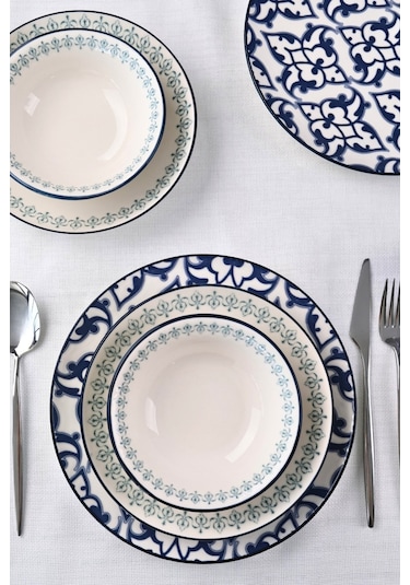 Tabak Evi Porselen Mia Yemek Takımı 4 Kişilik 12 Parça Tvl12ykprs1219 Çok Renkli