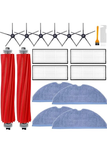 Xurunkeji Roborock S7 S7+ S7 Maxv, S7 Maxv Plus T7s T7 Plus T7s Plus Robot Vakum Silindir Fırça Filtre Yan Fırça Paspas Bezi