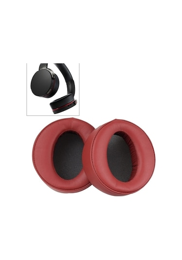 Sony Mdr-xb950bt / Mdr-xb950b1 İçin Sünger Kulaklık Koruyucu Kılıf Kırmızı Kırmızı