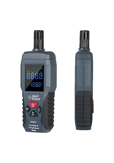 Springsun Akıllı Sensör Dijital Nem/sıcaklık Ölçer - Yüksek Hassasiyet Lcd