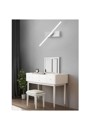 Suntek Modern Dönen Duvar Lambası Ev Yatak Odası Merdiven Koridor Beyaz Beyaz Işık