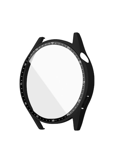 Huawei Watch Gt3 46Mm Temperli Cam Ekran Ve Kasa Koruyucu Sert Pc