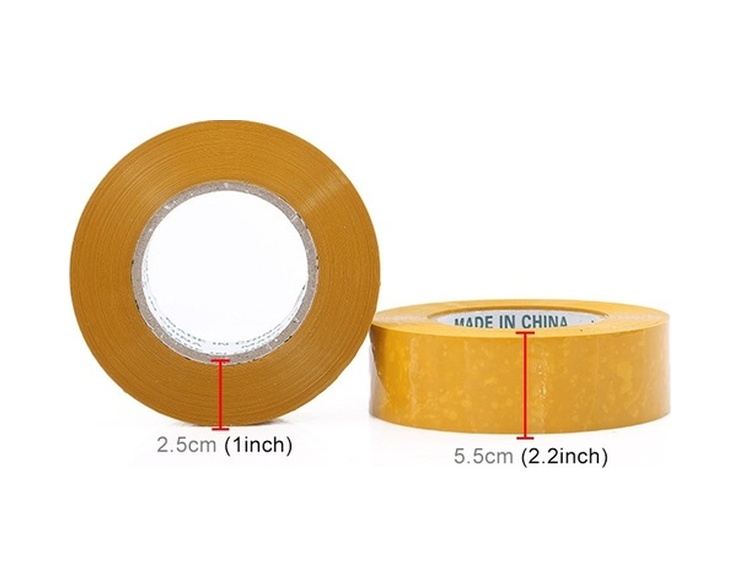 Willowhaven 55mm Genişlik 25mm Kalınlık Paket Sızdırmazlık Bandı Rulo Etiket Sarı Evrensel Kullanım Diğer