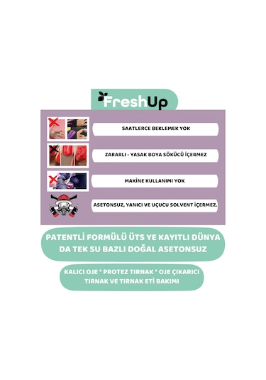 Freshup Protez Tırnak ve Kalıcı Oje Çıkarıcı Tırnak ve Tırnak Eti Bakım Yağı 10 ML