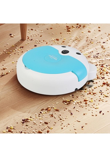 Suntek Profesyonel Taşınabilir Otomatik Elektrikli Süpürge Mavi