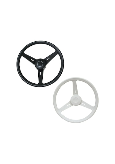 Lalizas Klasik Dümen Simidi 35cm Beyaz