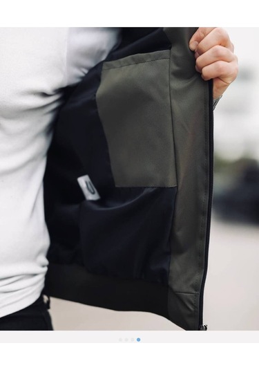 Erkek Süet Kolej Ceket Haki Bndk