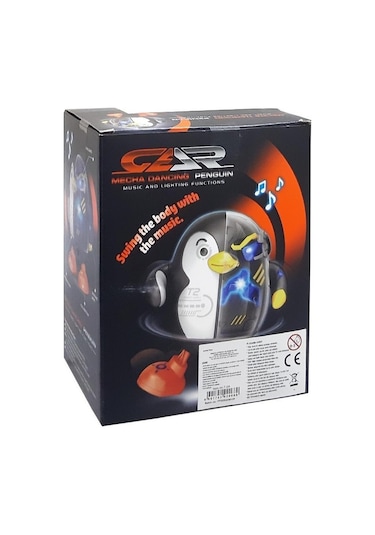 Işıklı Müzikli Penguen Robot Oyuncak 20 Cm Penguen