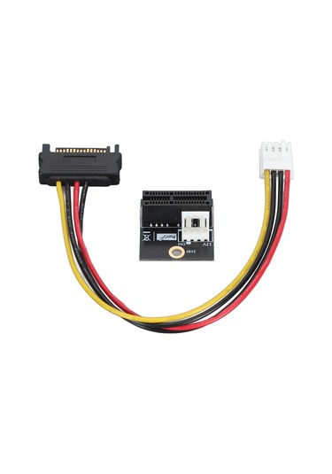 Yuntech01 M.2 Ngff Anahtar A/a+e/e'den Pcı-e 1x'e Dönüştürücü Adaptörü - 5v/12v Güç Kaynağı, Pcıe Kart Desteği, Çoklu İşletim Sistemi Desteği