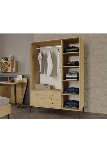 Trio Wood L Genç Odası %100mdf Meşe