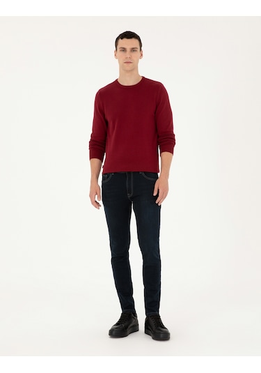 Pierre Cardin Erkek Vişne Kazak /triko 50296575-vr223 Vişne