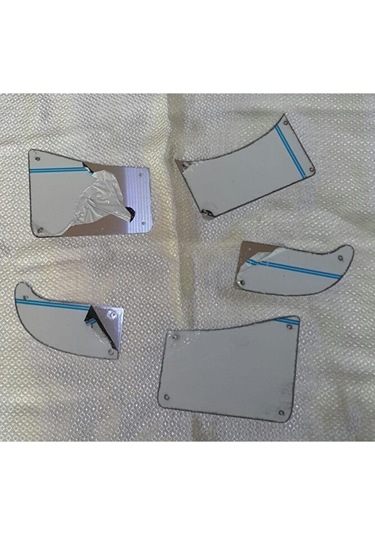 İtibar Tofaş Uyumlu Laz Paçalık 5 Parça Krom Set