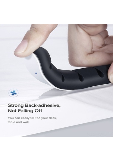 Honmex Silikon Kablo Düzenleyici 7 Delikli Masa Üstü Kablo Sabitleyici Tutucu