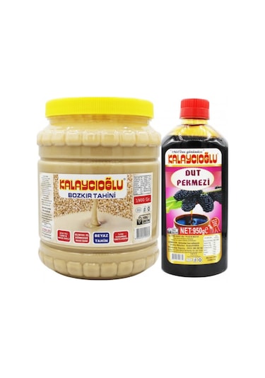 Kalaycıoğlu Bozkır Beyaz Tahin 1900 G + Dut Pekmezi 950 G