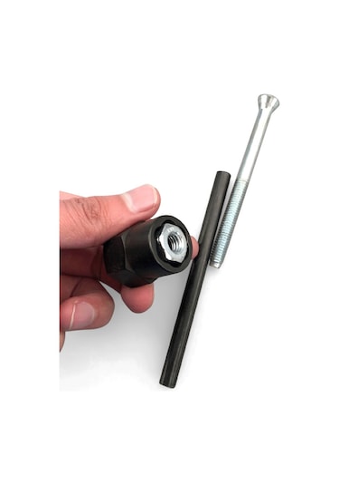 Geeksen 11 Parçalı Somun Sökme Seti - Kırık Vida Ve Civata Çıkarma Aleti - Çelik Malzeme - Taşıma Çantalı Diğer