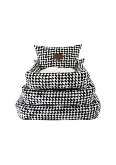 Geeroyoo Kediler Ve Köpekler İçin Plaj Desenli Isıncak Evcil Hayvan Yatağı Yastığı