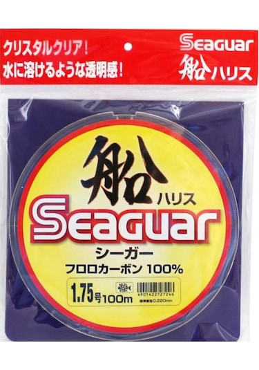 Seaguar Fune Harisu %100 Fluoro Carbon Misina 100mt - 0.435 Mm