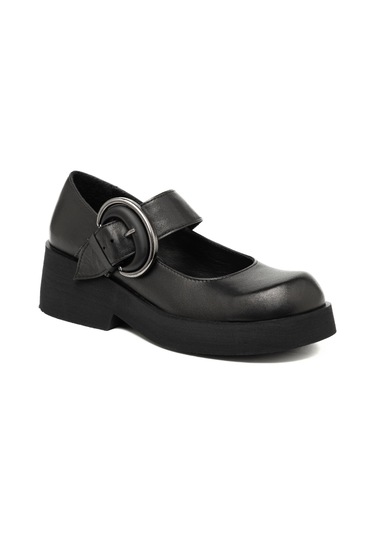 Nero Black Sneaker Günlük Kadın 25k12021 Vergelio Skin Nero Bej