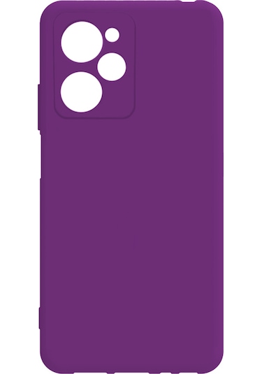 Ekılıf - Xiaomi Poco X5 Pro Uyumlu Kılıf Mat Soft Esnek Biye Silikon - Mor
