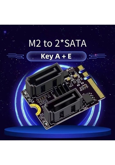 Ulzyvf Wıfı Sata3.0 Sata M2'den M.2'den Key Kartı Hdd Genişleme Adaptörüne A+e Sg